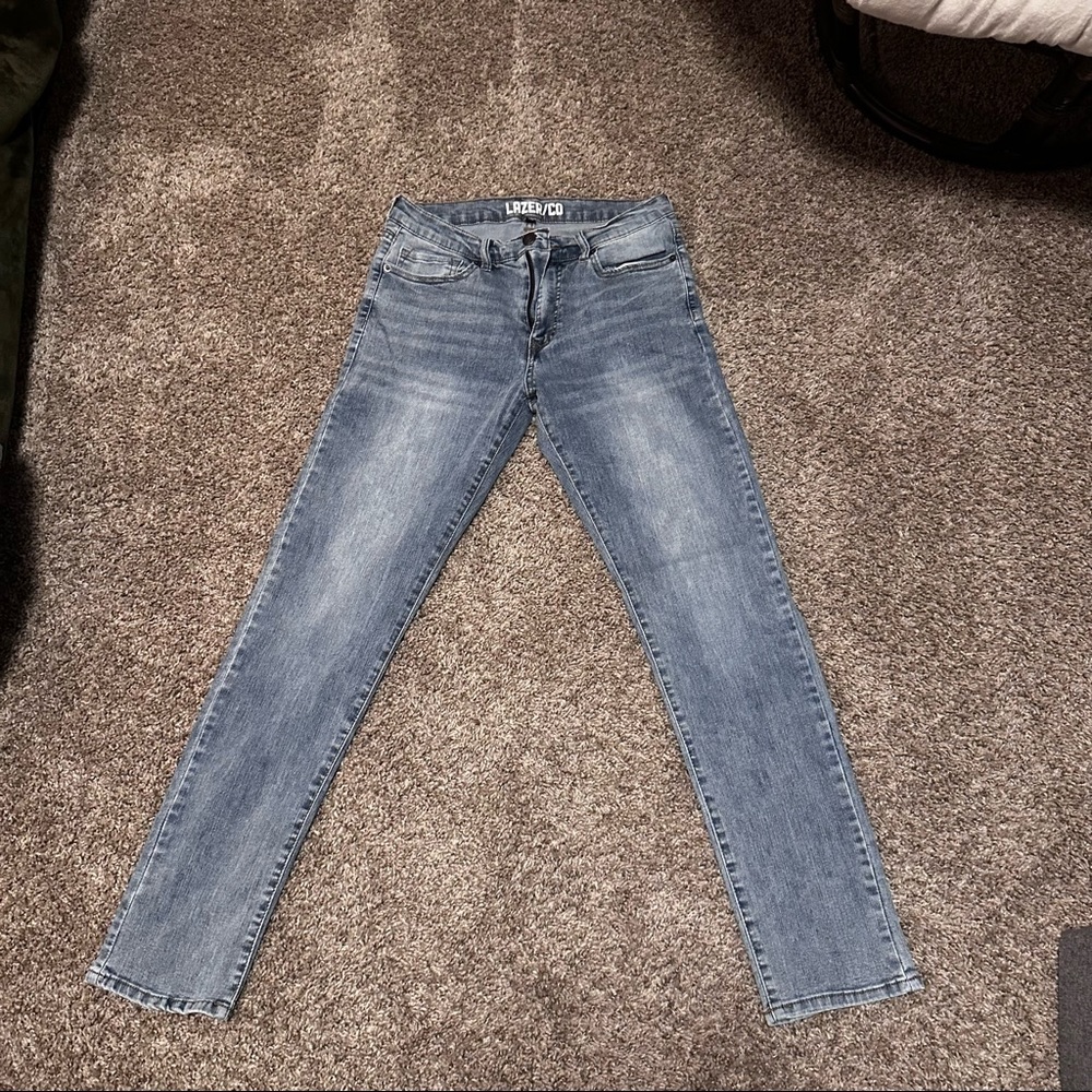 Laser company skinny jeans